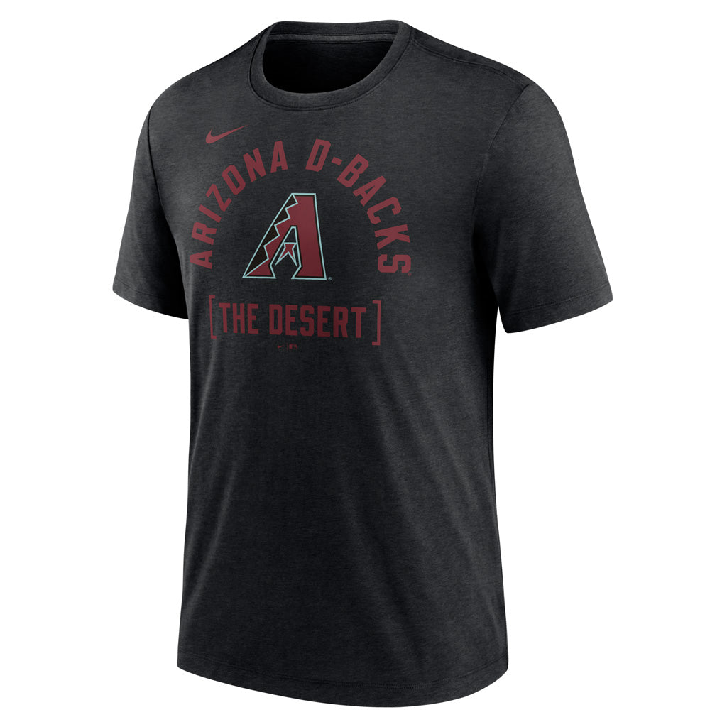 MLB Arizona Diamondbacks Nike The Desert Tri-Blend T-Shirt - Black