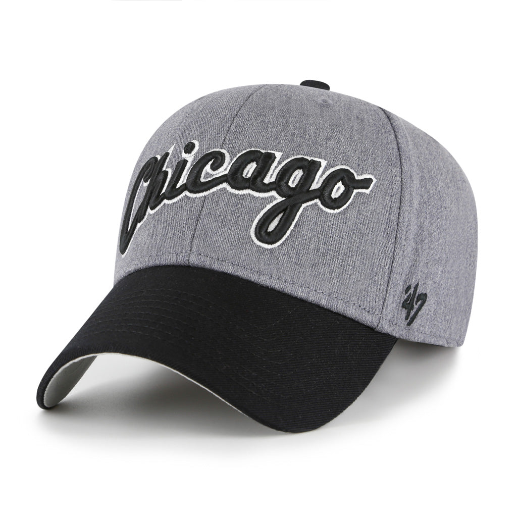 MLB Chicago White Sox '47 Granite Script MVP Snapback Hat - Graphite