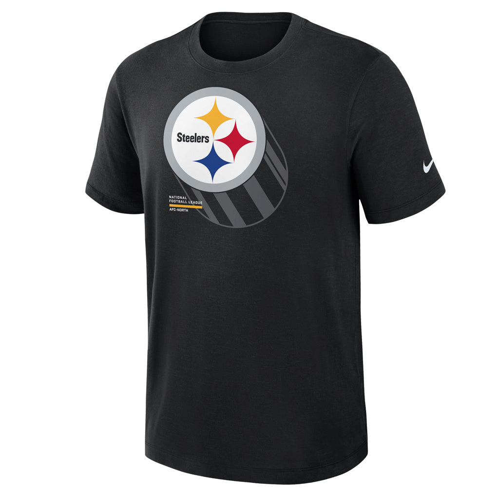 NFL Pittsburgh Steelers Nike Slub T-Shirt - Black