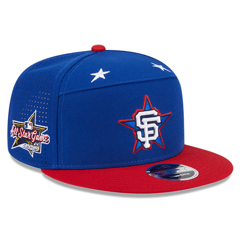 MLB San Francisco Giants New Era 2025 All Star Game Workout 9FIFTY Split Panel Snapback Hat - Blue
