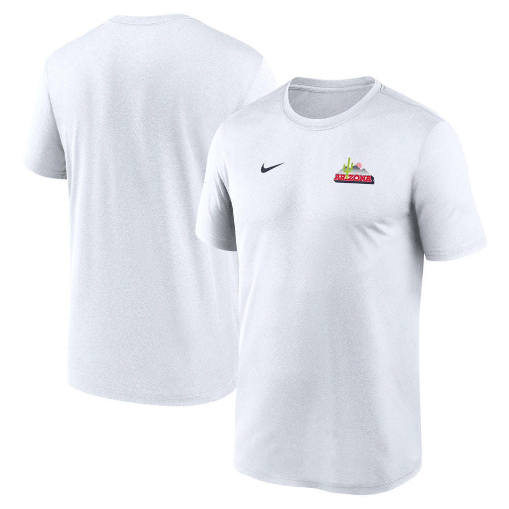 NCAA Arizona Wildcats Nike Small Vault Logo Legend T-Shirt - White