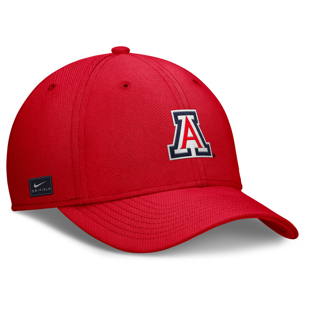 NCAA Arizona Wildcats Nike Primary Logo Swooshflex Fit Hat - Red