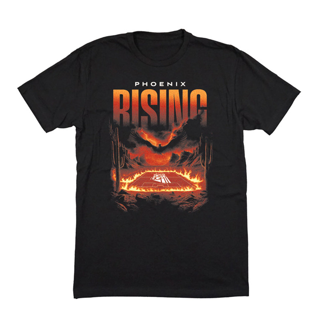 Phoenix Rising State Forty Eight Fire Field T-Shirt - Black