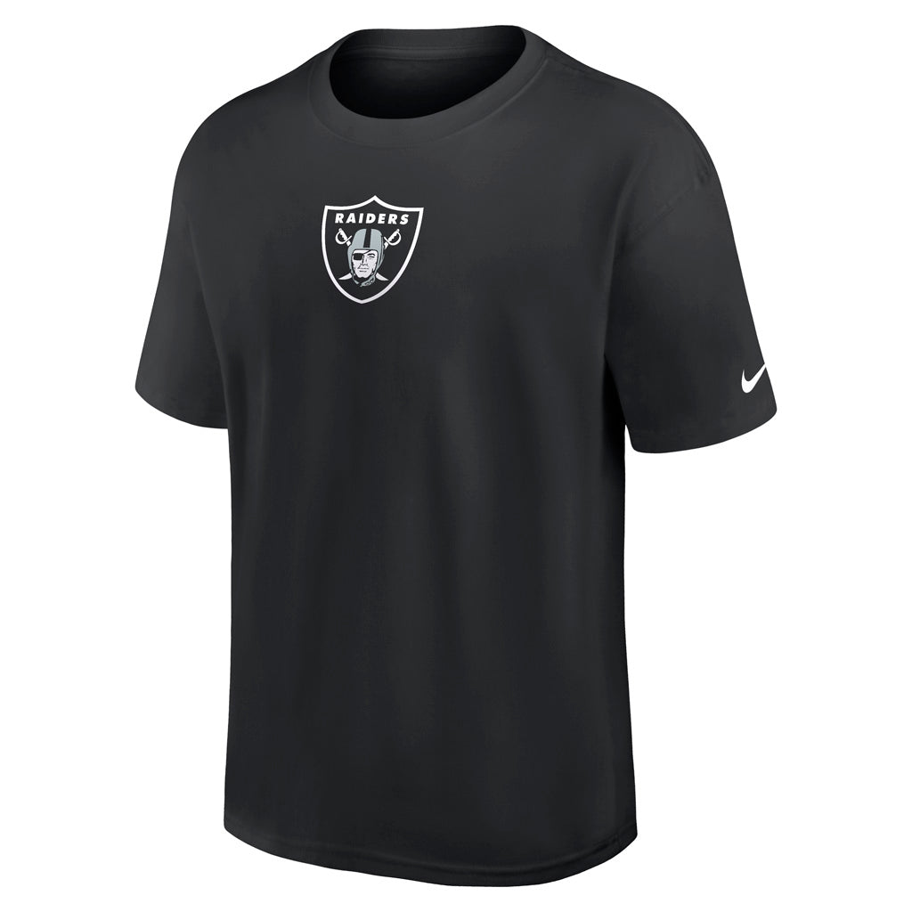 NFL Las Vegas Raiders Nike Essential Heavy Max90 T-Shirt - Black