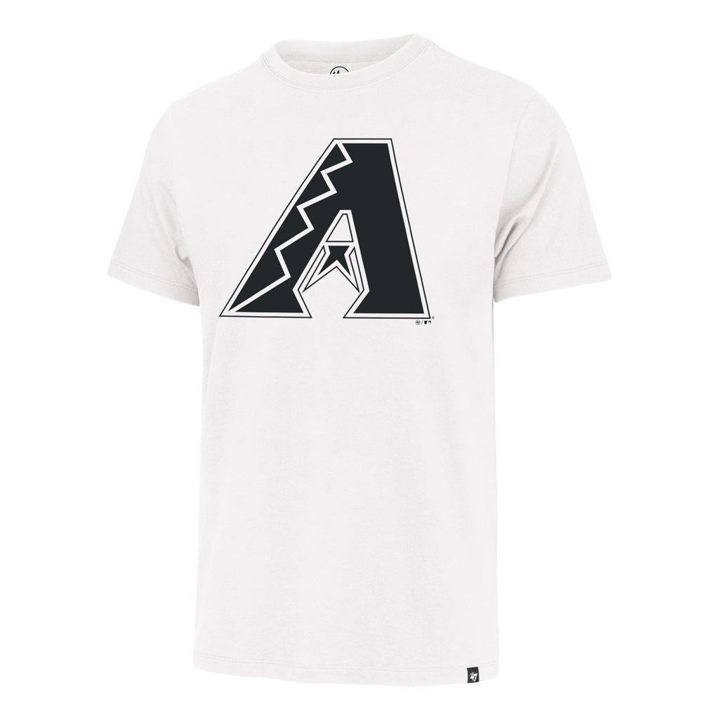 MLB Arizona Diamondbacks '47 Black Primary Imprint Franklin T-Shirt - White