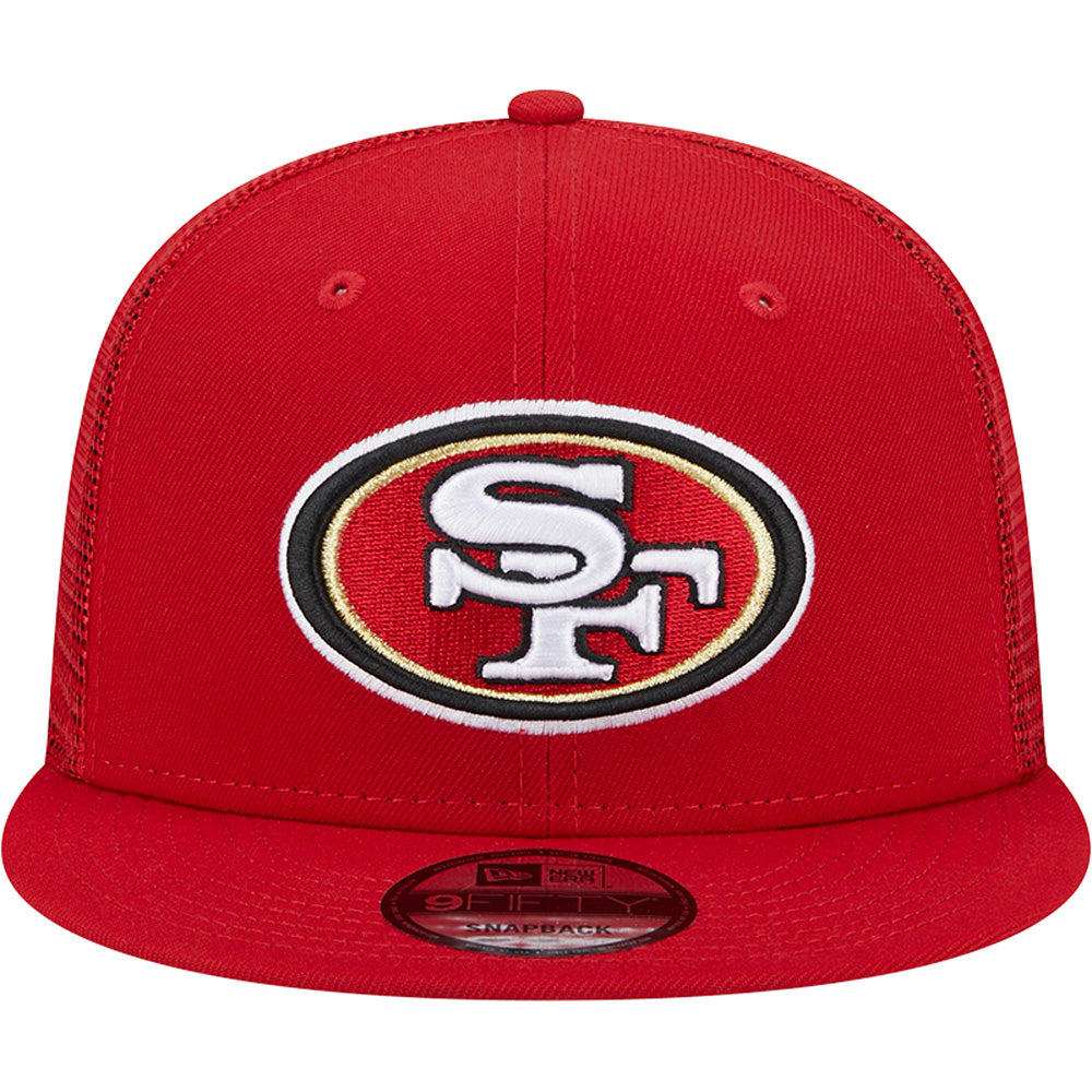 NFL San Francisco 49ers New Era 9FIFTY Snapback Trucker Hat - Red