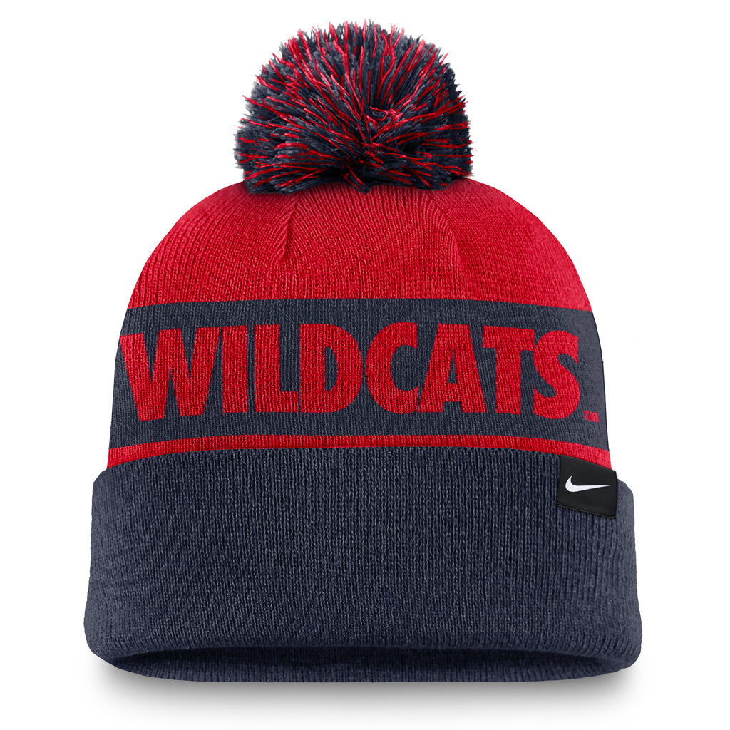 NCAA Arizona Wildcats Nike Peak Alternate Pom Knit Hat - Red