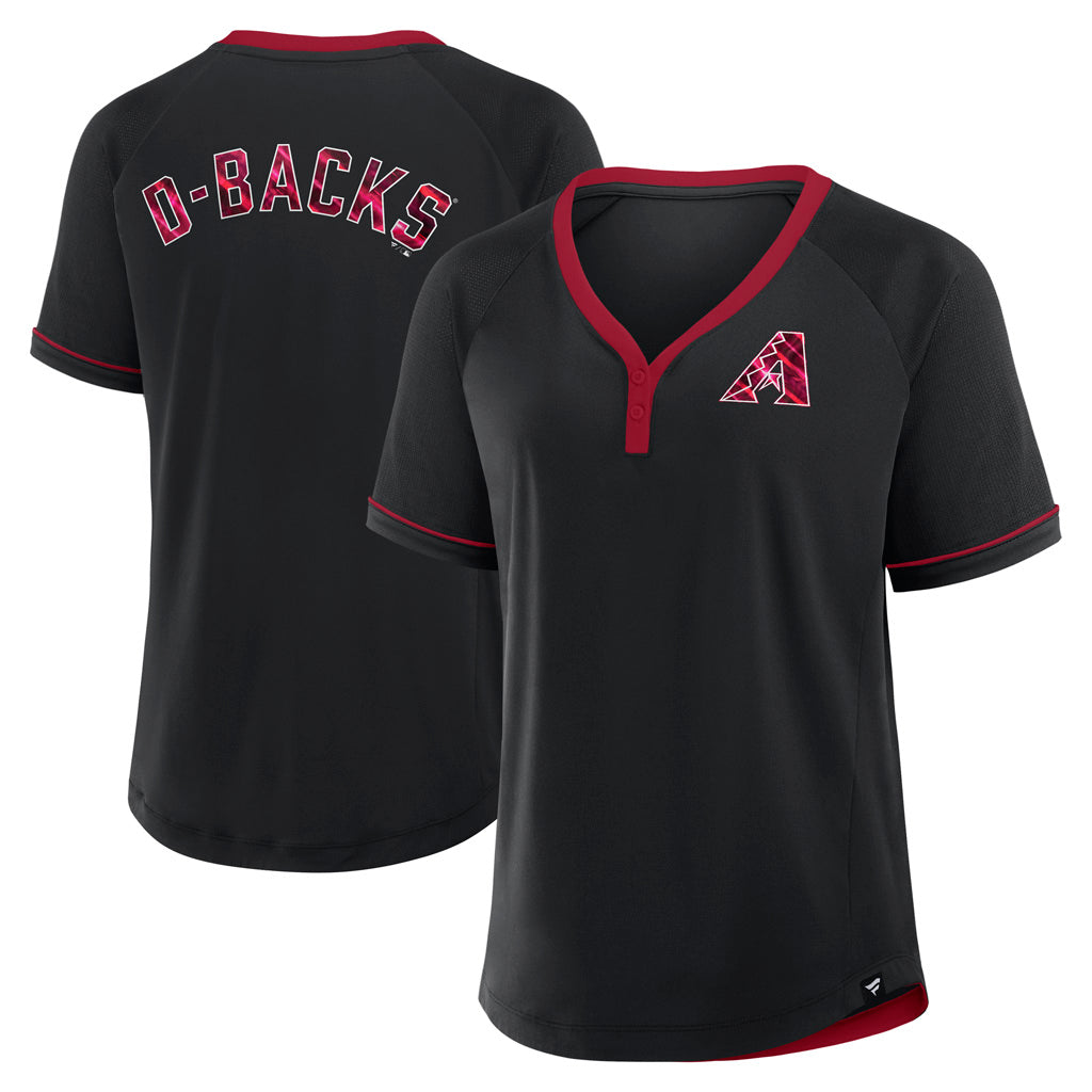 MLB Arizona Diamondbacks Fanatics Women's League Diva T-Shirt - Black