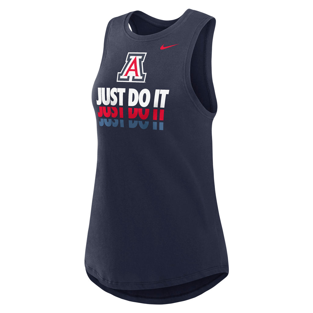 NCAA Arizona Wildcats Women's Nike Spring Break High Neck Tank Top - Navy