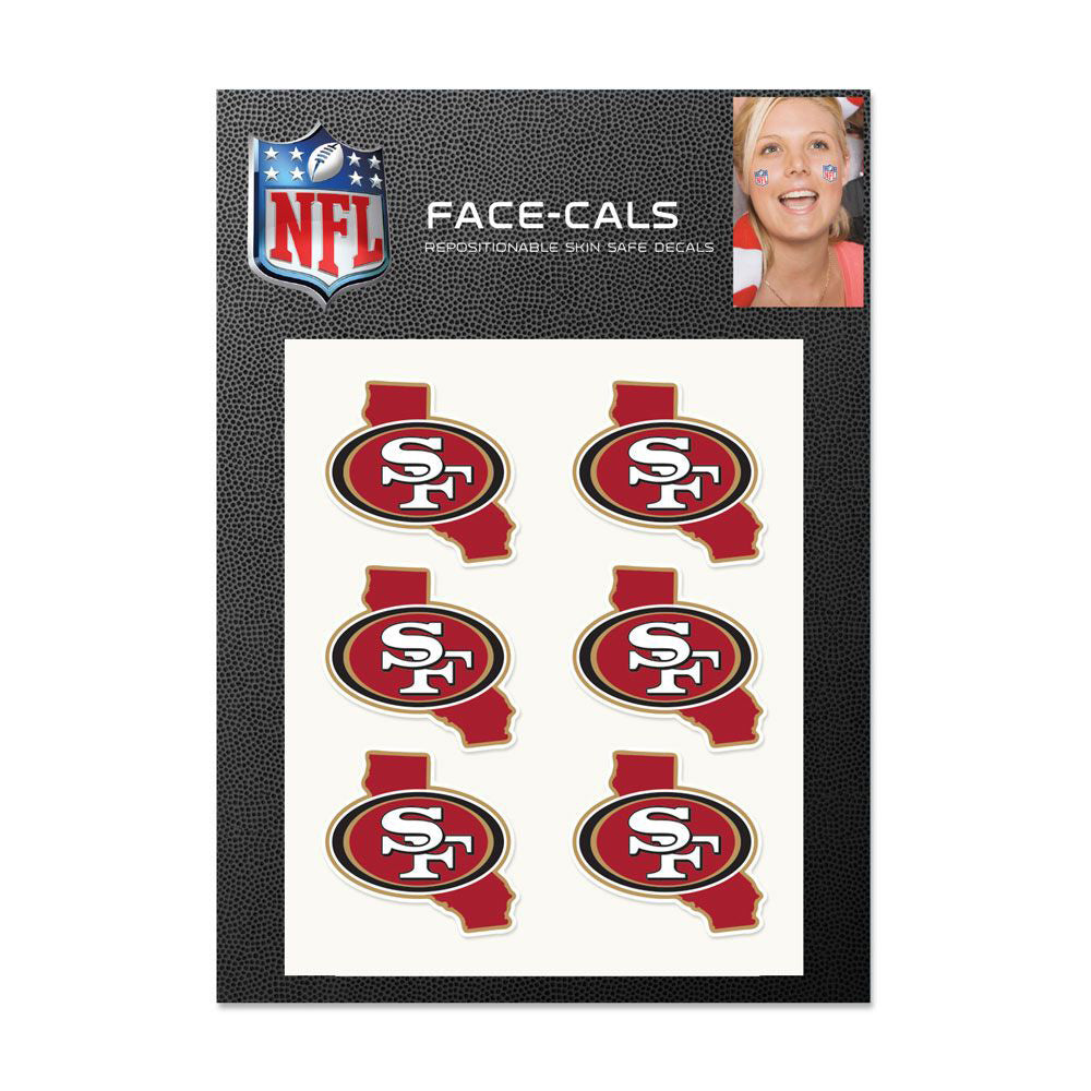 NFL San Francisco 49ers WinCraft 6-Pack State Logo Face-Cals