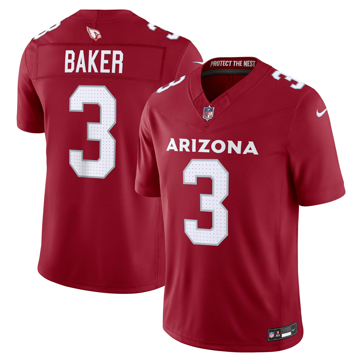 NFL Arizona Cardinals Budda Baker Nike Vapor F.U.S.E. Stitched Limited Jersey - Red