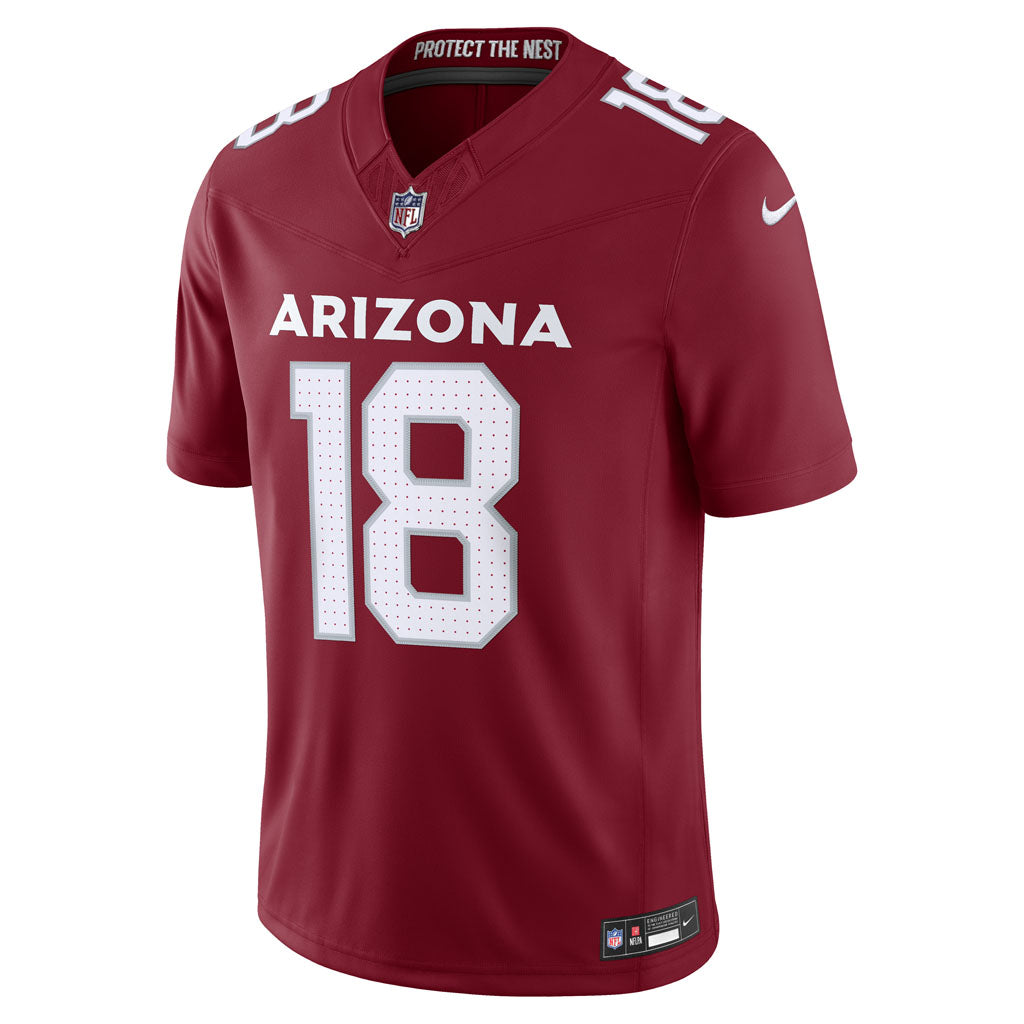 NFL Arizona Cardinals Marvin Harrison Jr. Nike Vapor F.U.S.E. Stitched Limited Jersey - Red