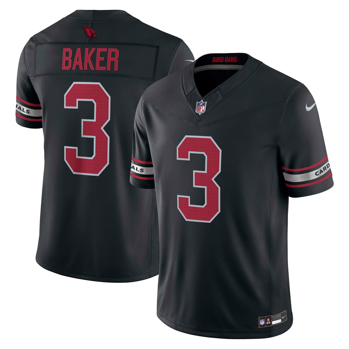NFL Arizona Cardinals Budda Baker Nike Alternative Stitched Limited Jersey- Black