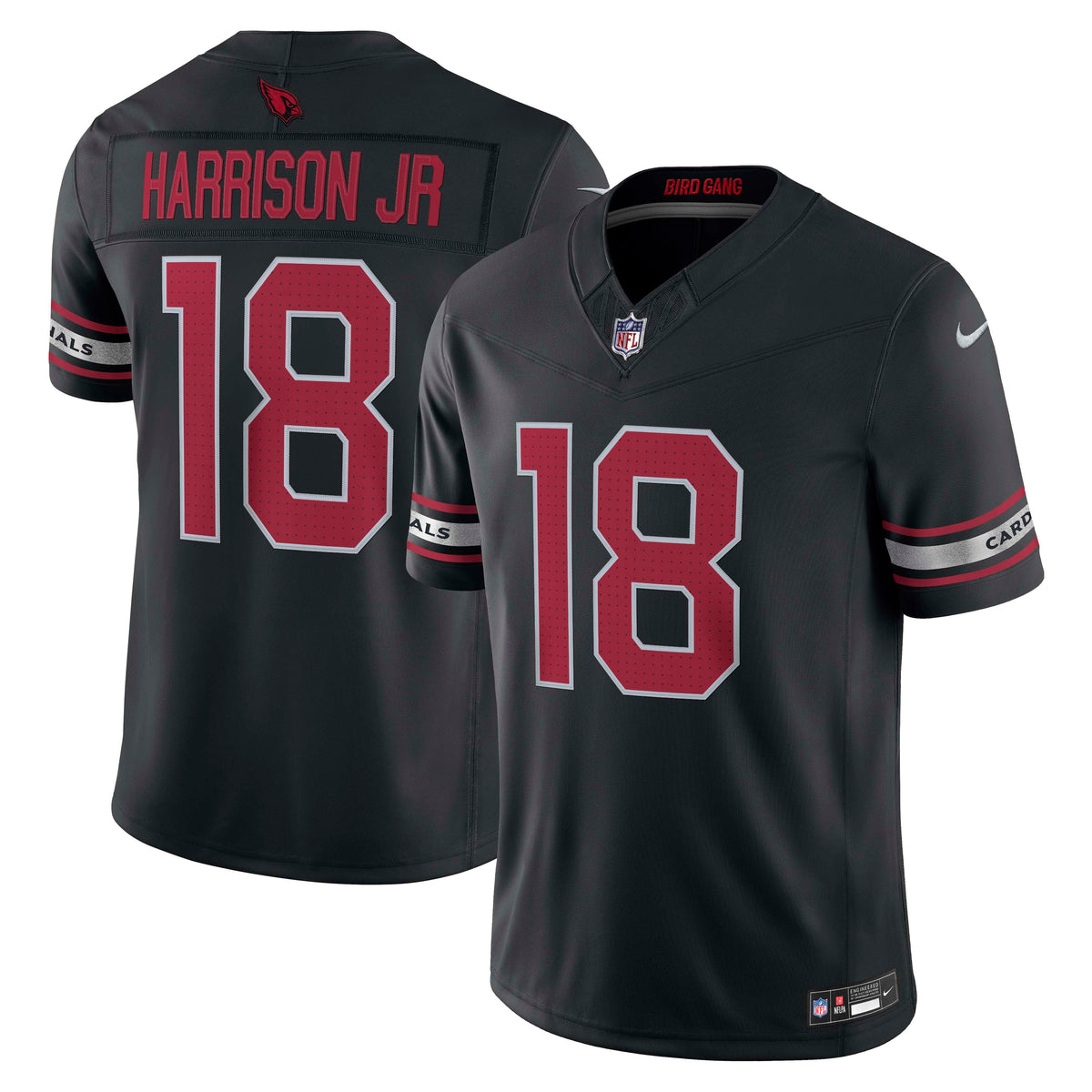 NFL Arizona Cardinals Marvin Harrison Jr. Nike Alternative Stitched Limited Jersey- Black