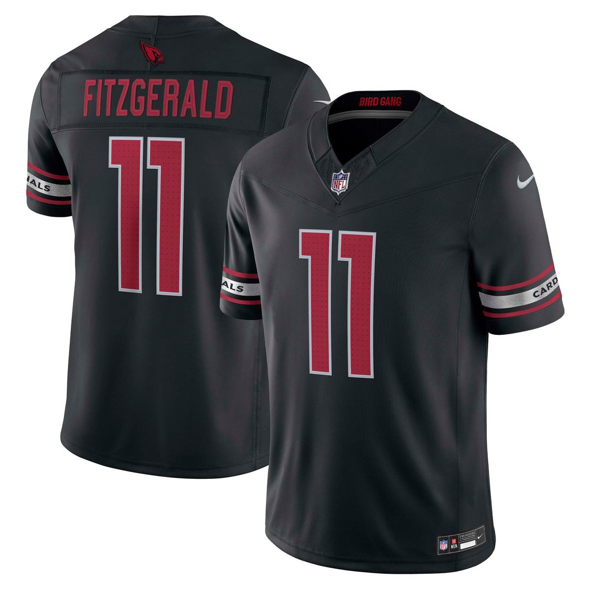 NFL Arizona Cardinals Larry Fitzgerald Nike Alternate Stitched Limited Jersey- Black
