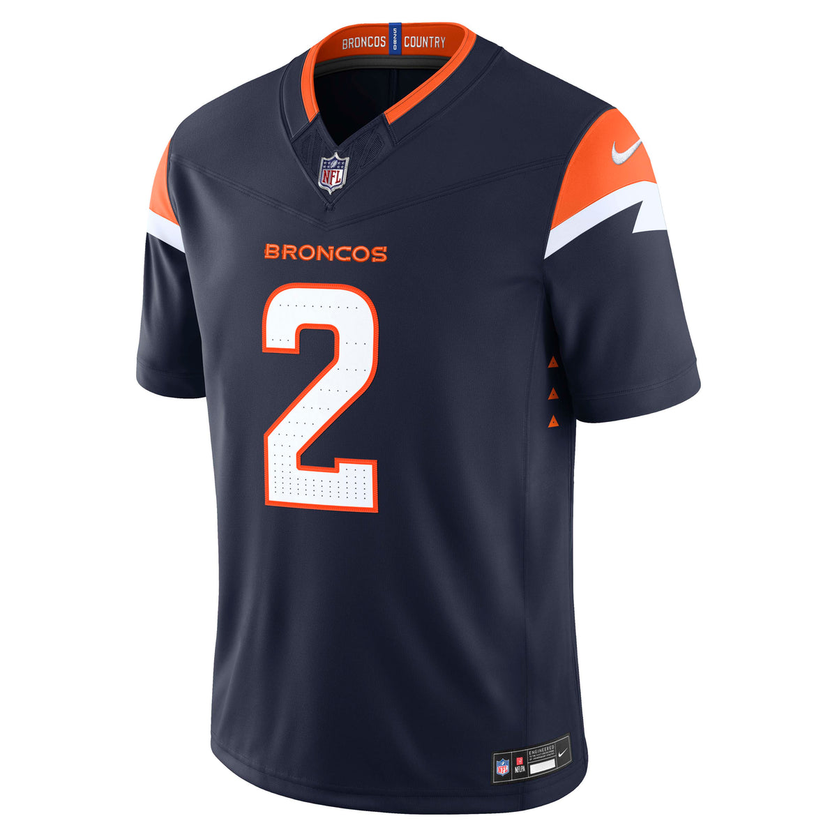 NFL Denver Broncos Patrick Surtain II Nike Alternative Stitched Limited Jersey- Navy