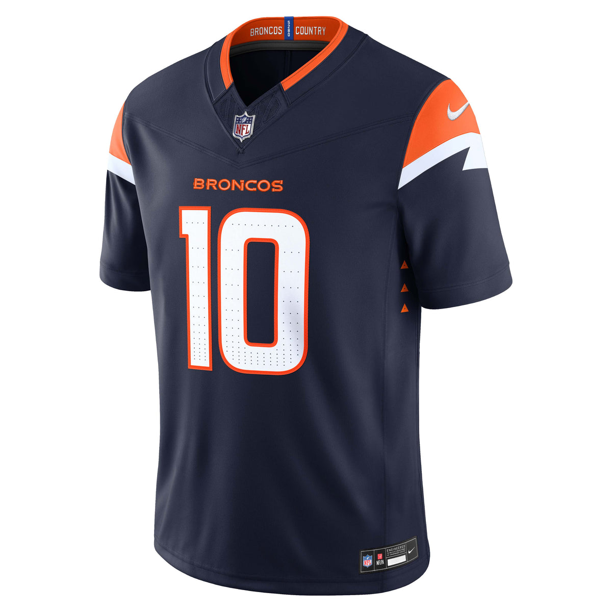 NFL Denver Broncos Bo Nix Nike Alternative Stitched Limited Jersey- Navy