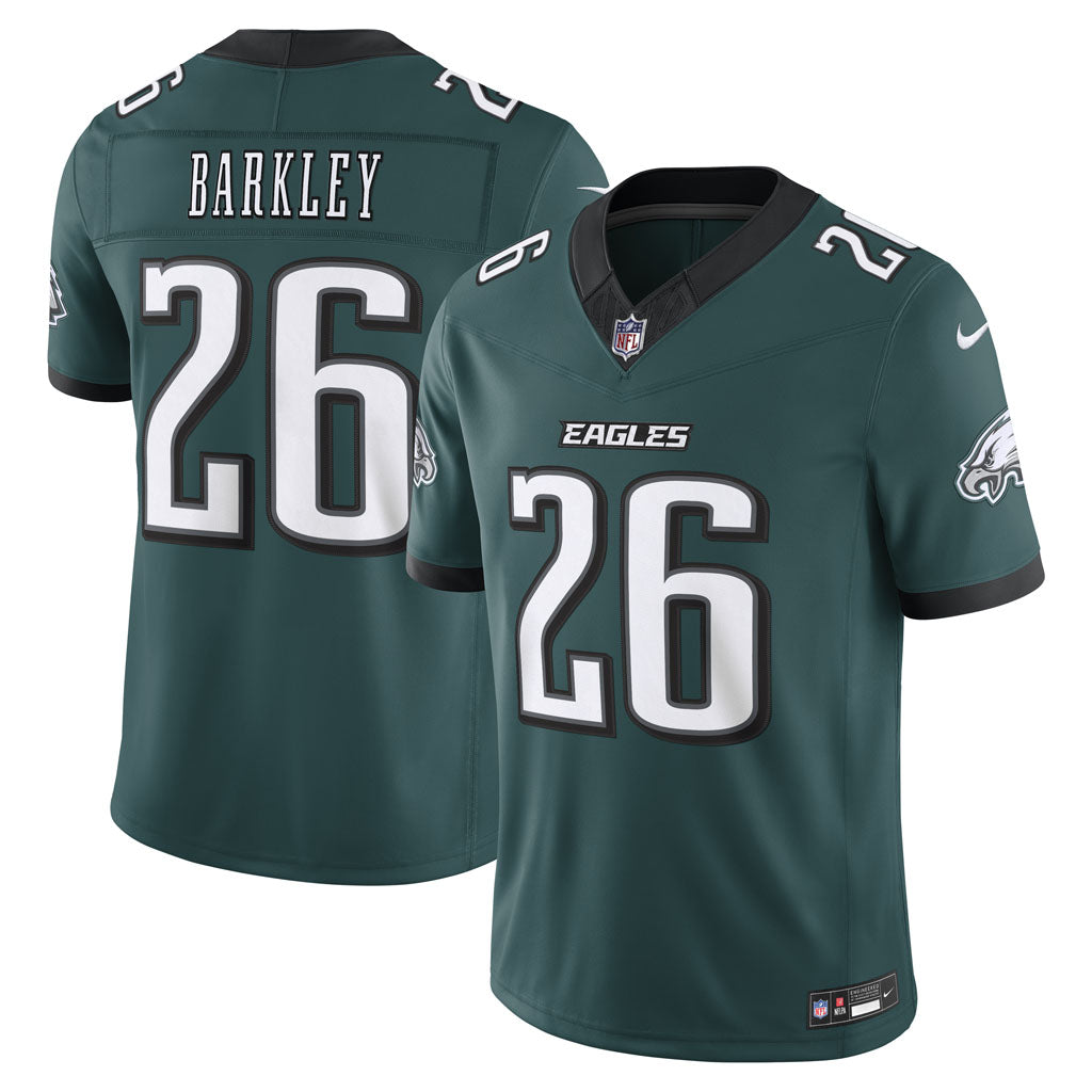 NFL Philadelphia Eagles Saquon Barkley Nike Vapor F.U.S.E. Stitched Limited Jersey - Green