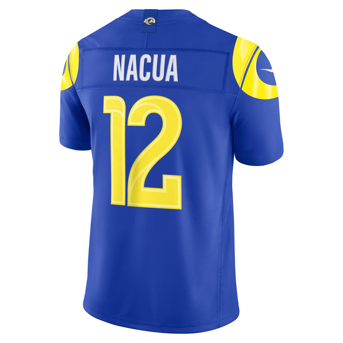 NFL Los Angeles Rams Puka Nacua Nike Home Stitched Limited Jersey- Blue