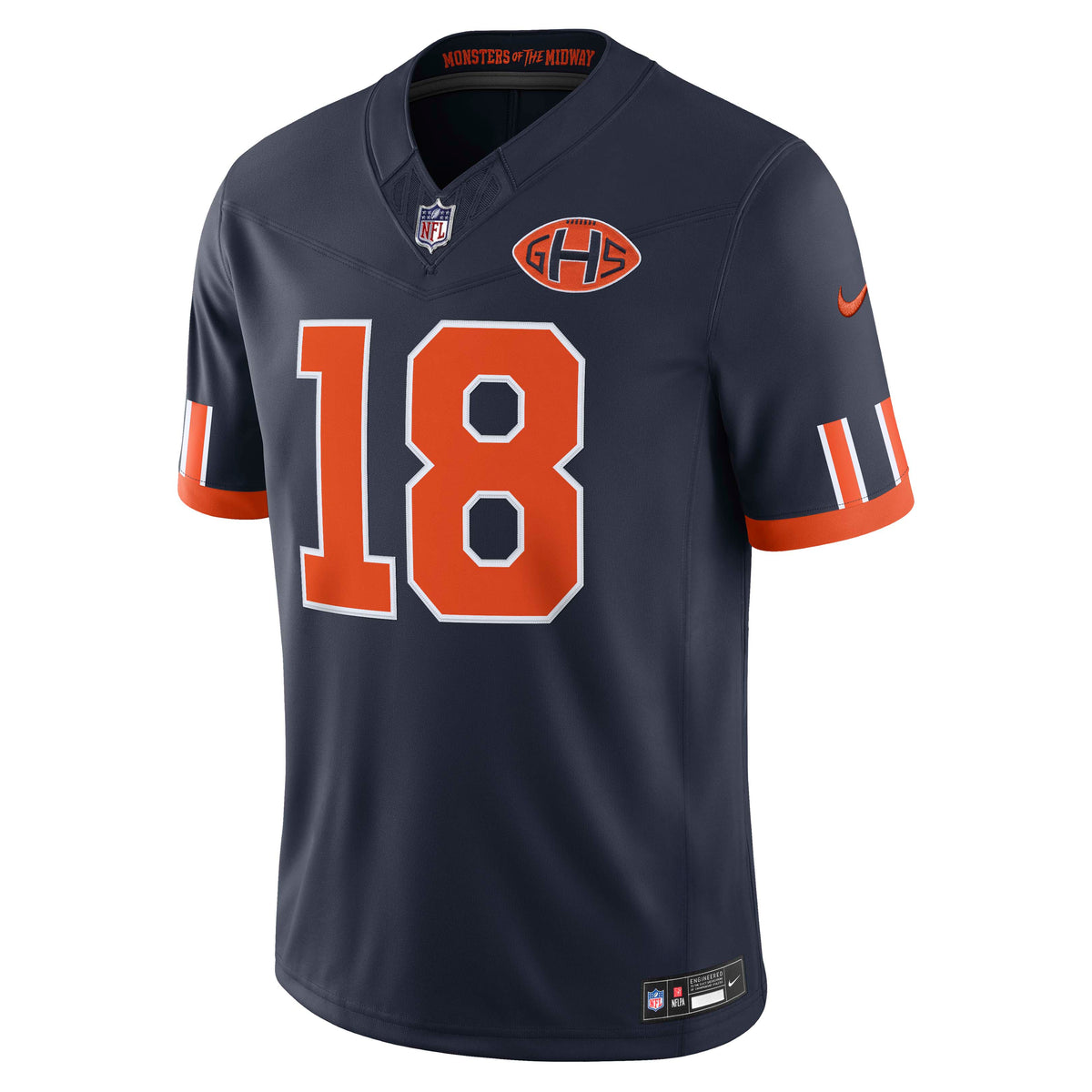 NFL Chicago Bears Caleb Williams Nike 2026 Rivalry Stitched Limited Jersey- Navy
