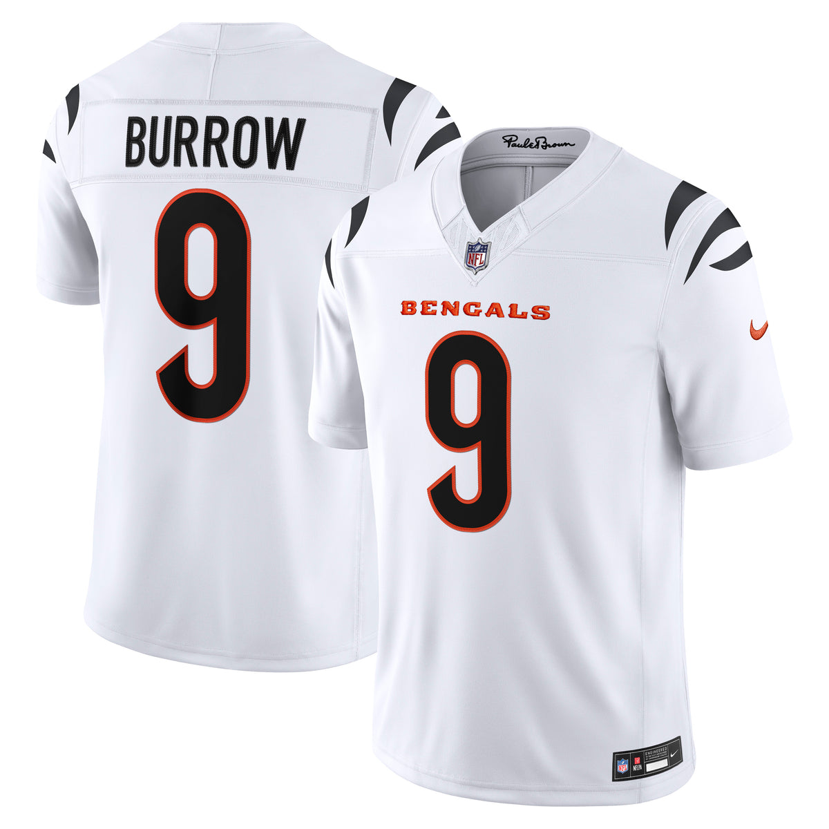 NFL Cincinnati Bengals Joe Burrow Nike Alternate Stitched Limited Jersey- White