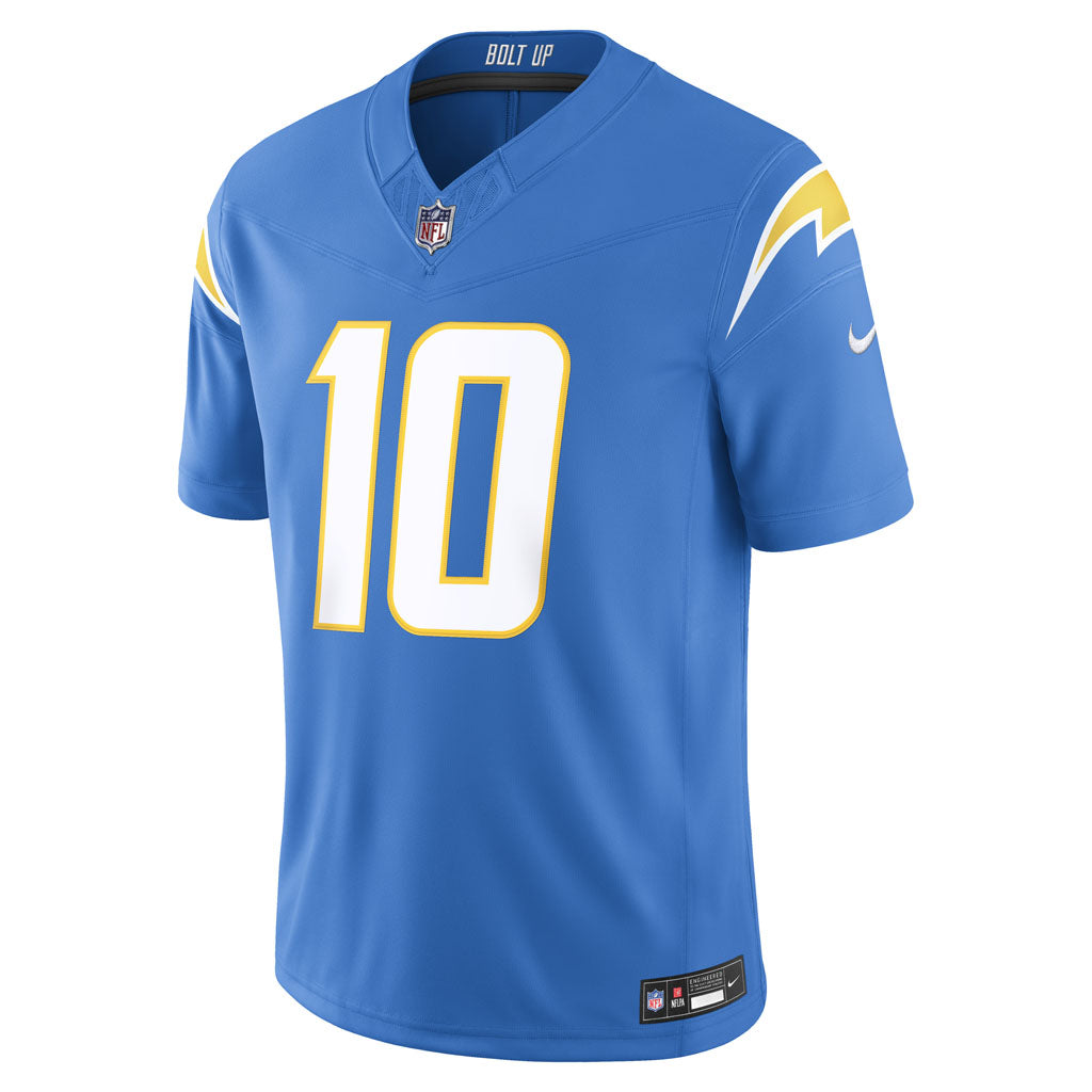 NFL Los Angeles Chargers Justin Herbert Nike Vapor F.U.S.E. Stitched Limited Jersey - Blue