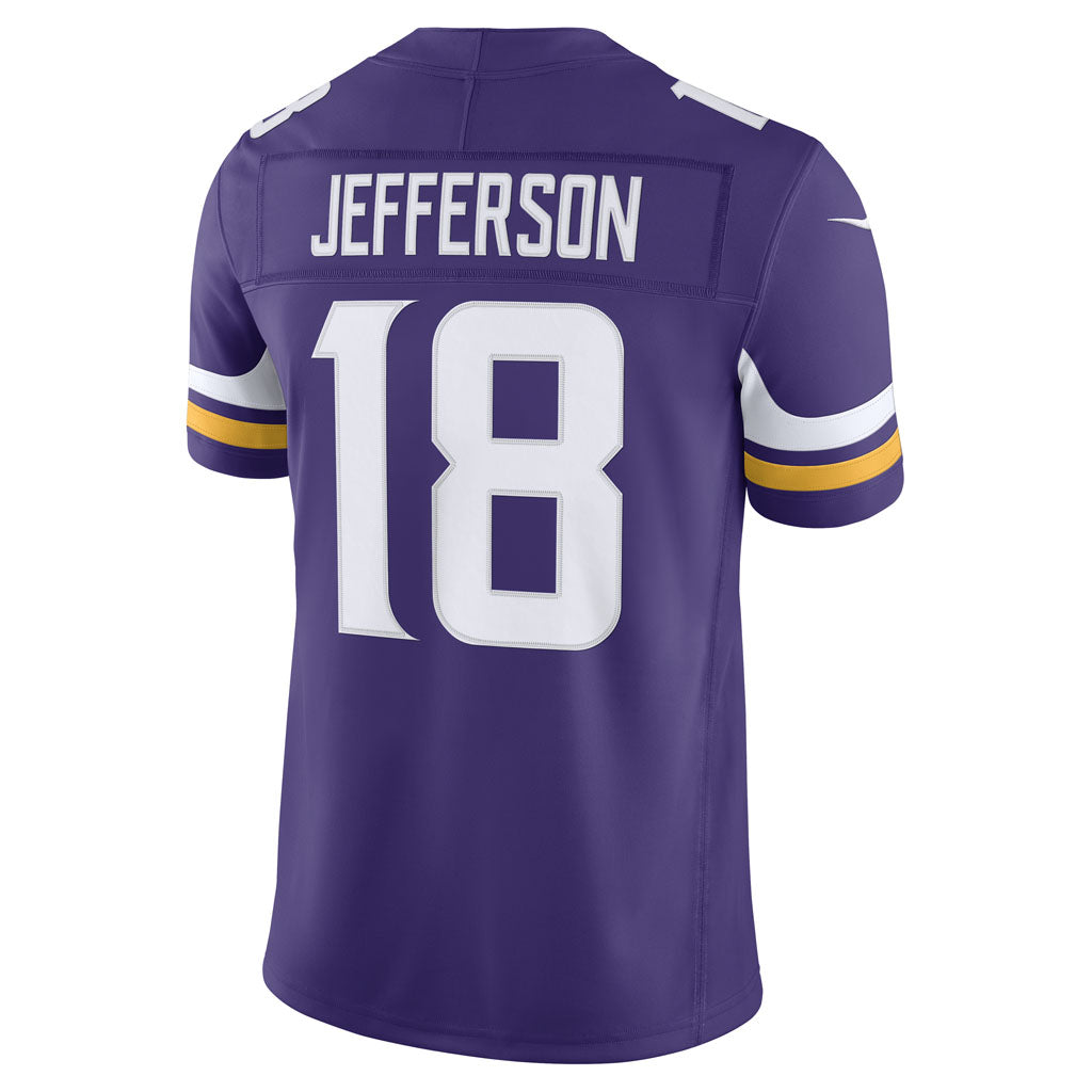 NFL Minnesota Vikings Justin Jefferson Nike Vapor F.U.S.E. Stitched Limited Jersey - Purple