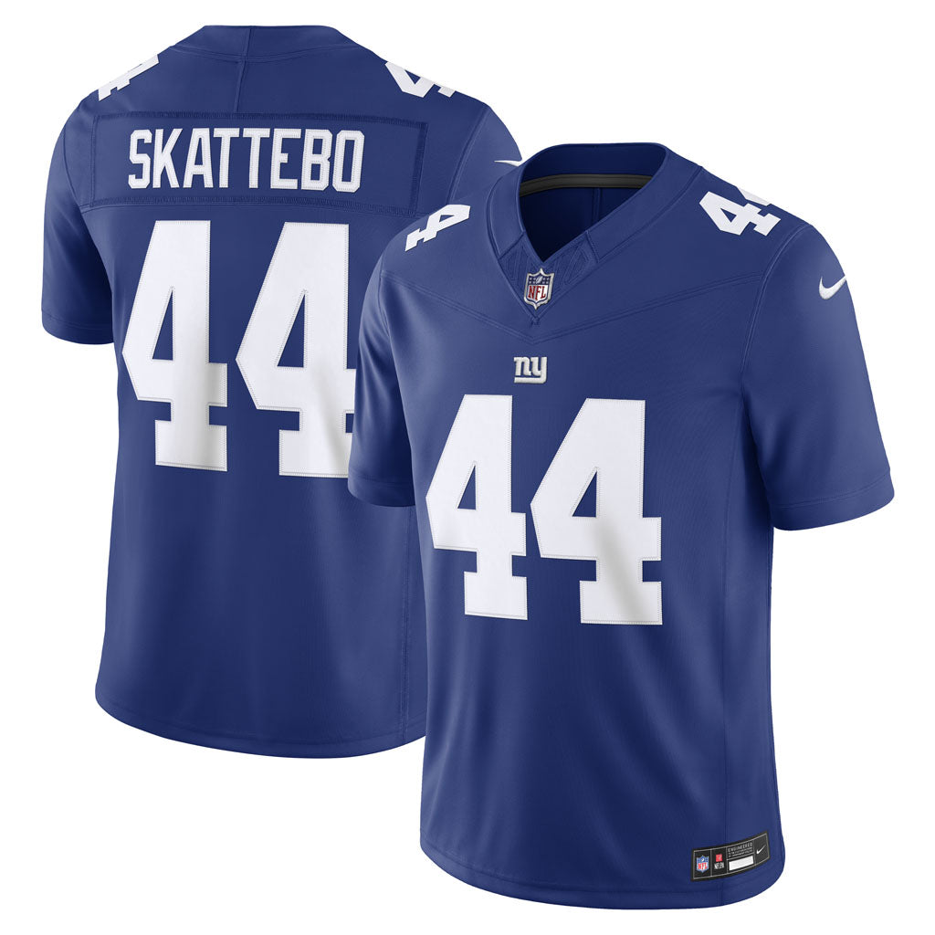NFL New York Giants Cameron Skattebo Nike Vapor F.U.S.E. Stitched Limited Jersey - Blue