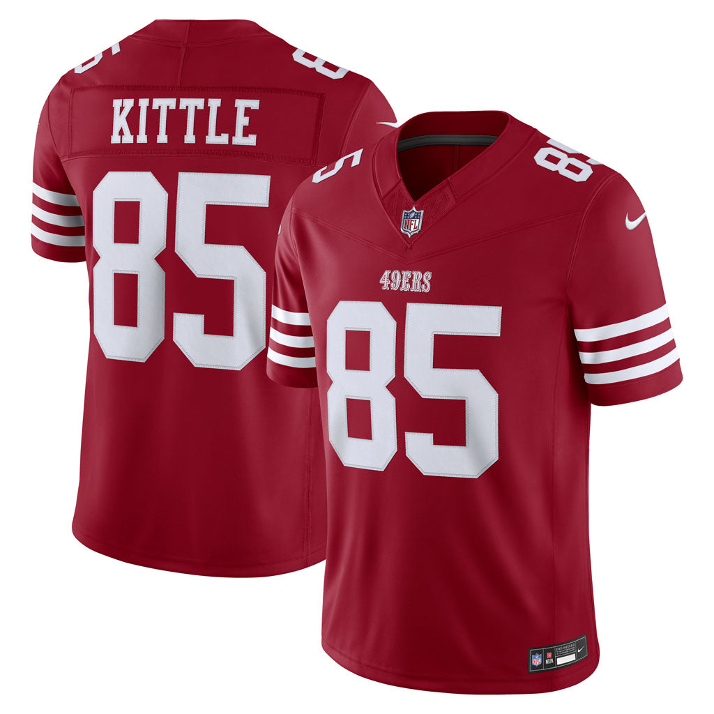 NFL San Francisco 49ers George Kittle Nike Vapor F.U.S.E. Stitched Limited Jersey - Red