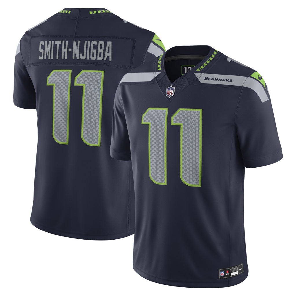 NFL Seattle Seahawks Jaxon Smith-Njigba Nike Vapor F.U.S.E. Stitched Limited Jersey - Navy
