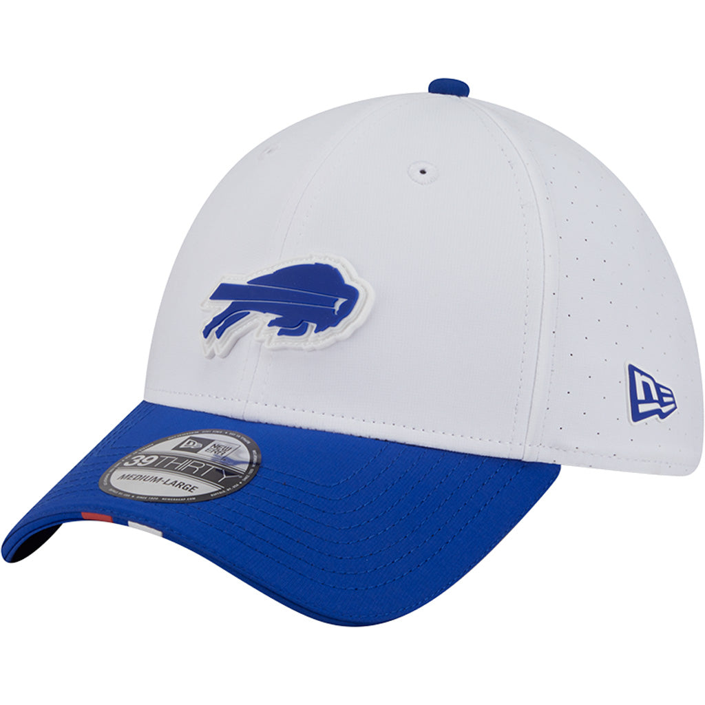 NFL Buffalo Bills New Era 2025 Training 39THIRTY Flex Fit Hat - White