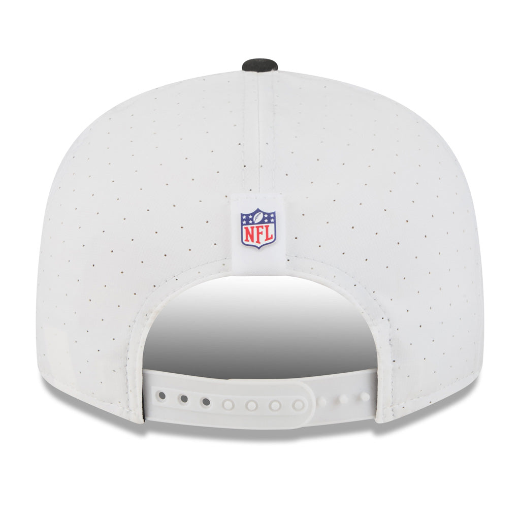 NFL Cincinnati Bengals New Era 2025 Training 9FIFTY Split Panel Snapback Hat - White
