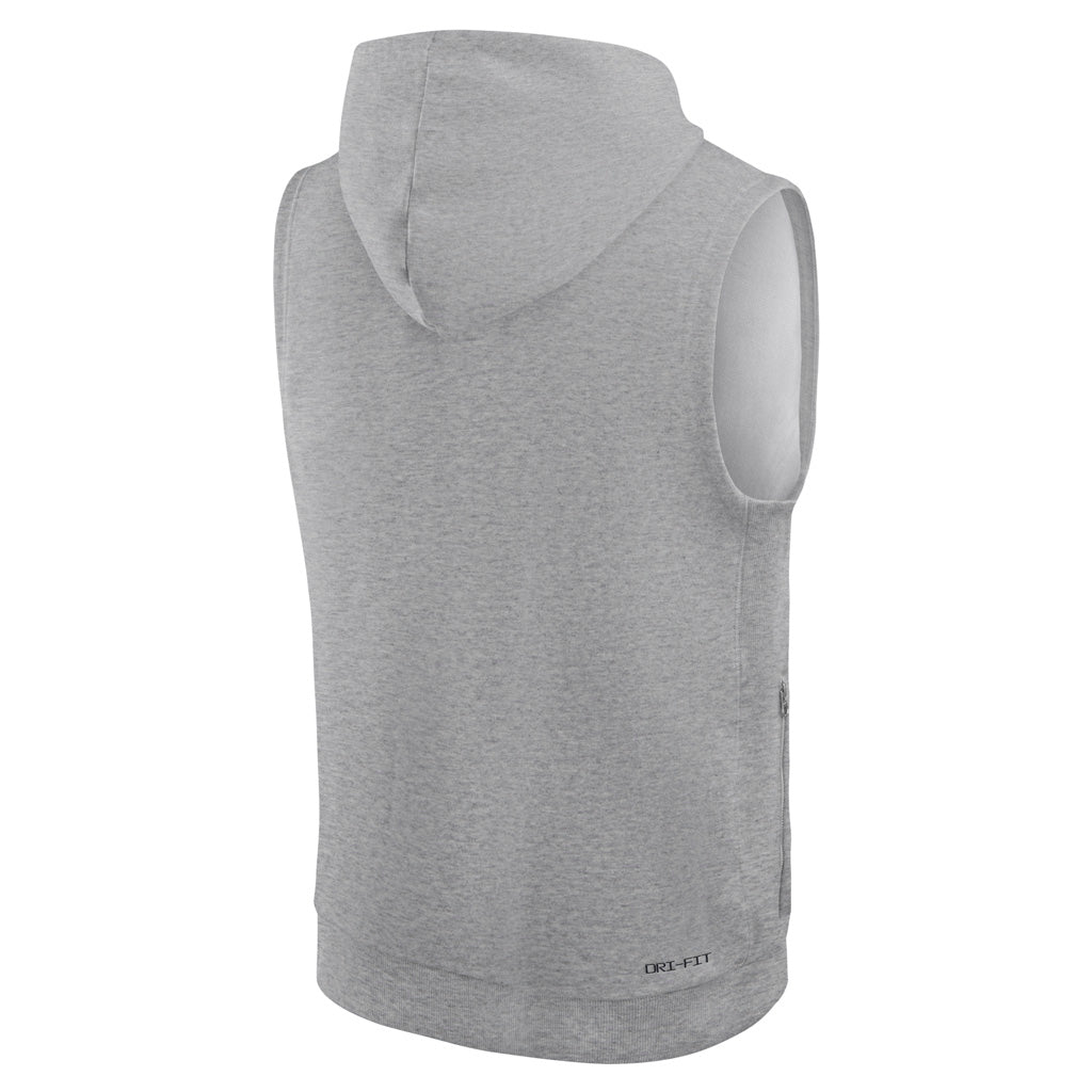 NCAA Arizona Wildcats Nike Fleece Sleeveless Hoodie - Gray