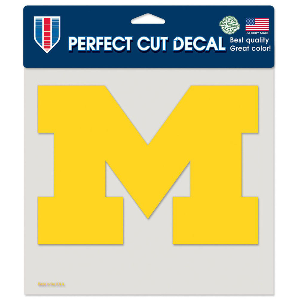 NCAA Michigan Wolverines WinCraft 8" x 8" Logo Decal
