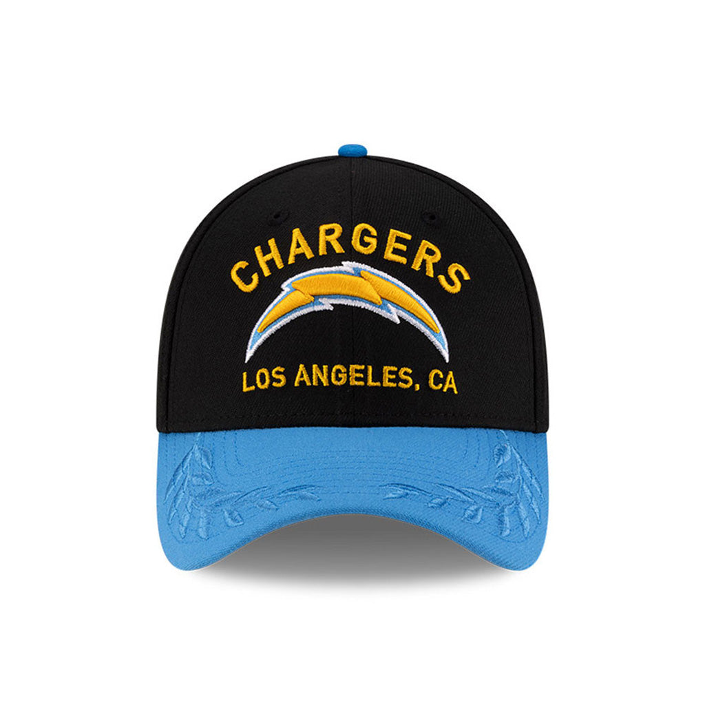 NFL Los Angeles Chargers New Era 2025 Draft 39THIRTY Flex Fit Hat - Black