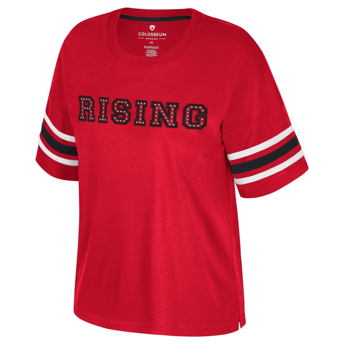 Phoenix Rising Women's Colosseum Tina Studded T-Shirt- Red