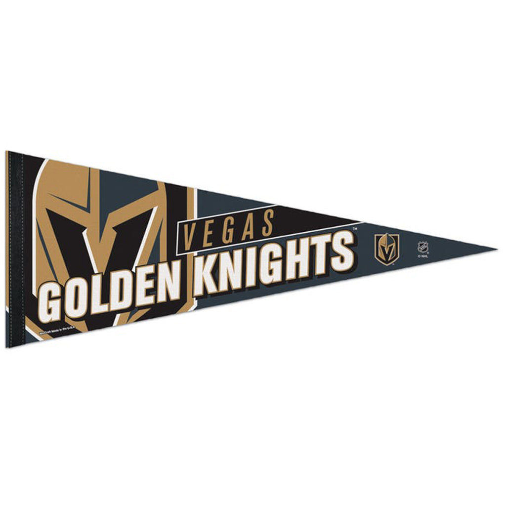 NHL Vegas Golden Knights WinCraft Stripe Premium Pennant - Black