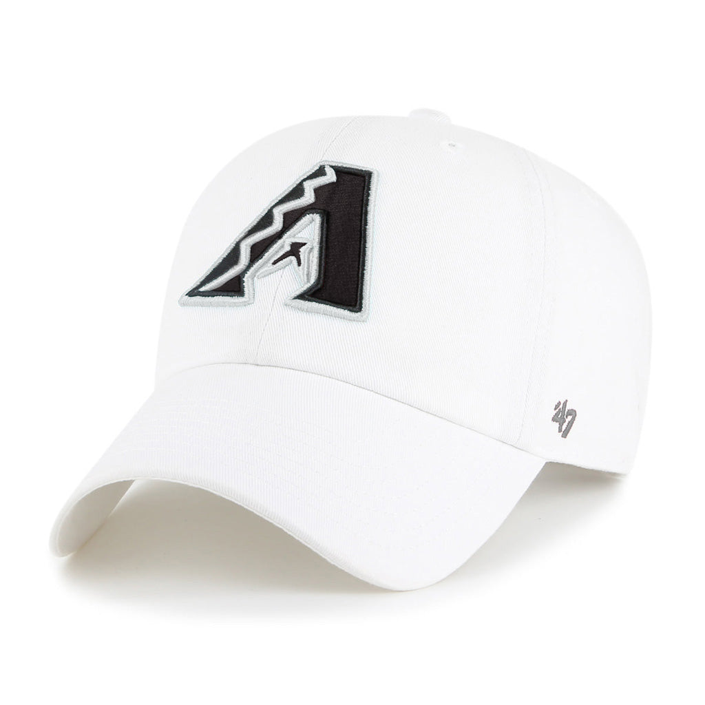 MLB Arizona Diamondbacks '47 White & Black Clean Up Hat - White