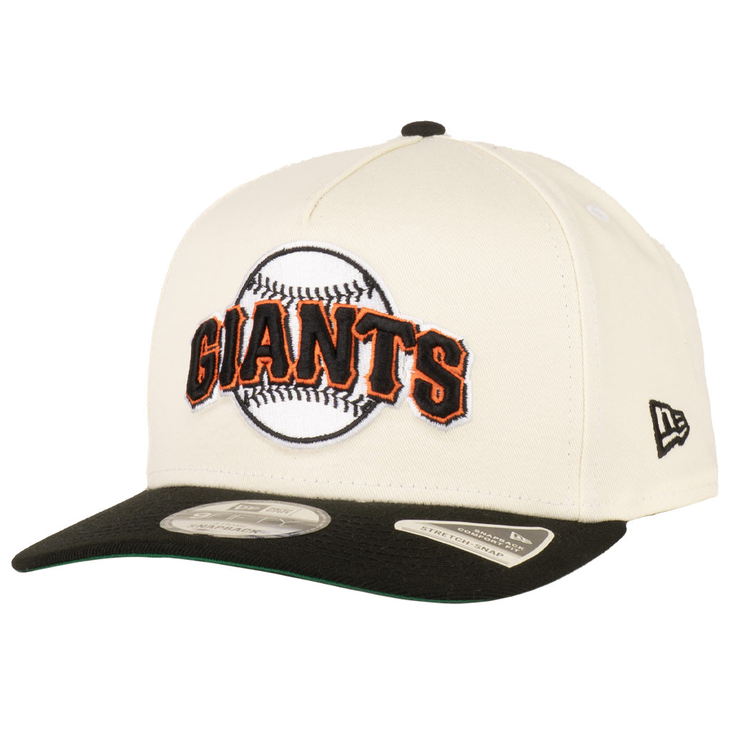 MLB San Francisco Giants New Era Primary Two-Tone TC 9FIFTY A-Frame Snapback Hat - Cream