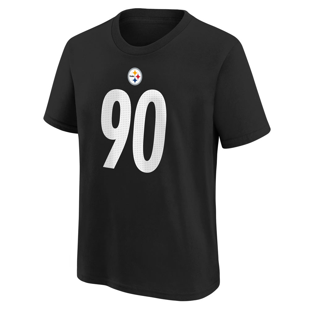 NFL Pittsburgh Steelers TJ Watt Youth Nike Name & Number T-Shirt - Black