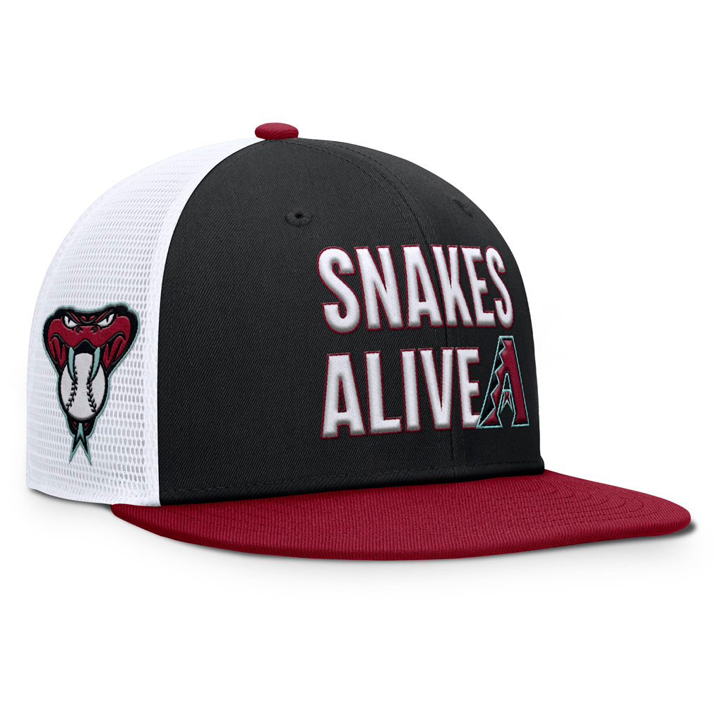 MLB Arizona Diamondbacks Nike Local Trucker Snapback Hat - Black