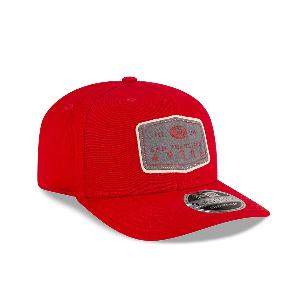NFL San Francisco 49ers Labeled 9SEVENTY Stretch-Snapback Hat - Red