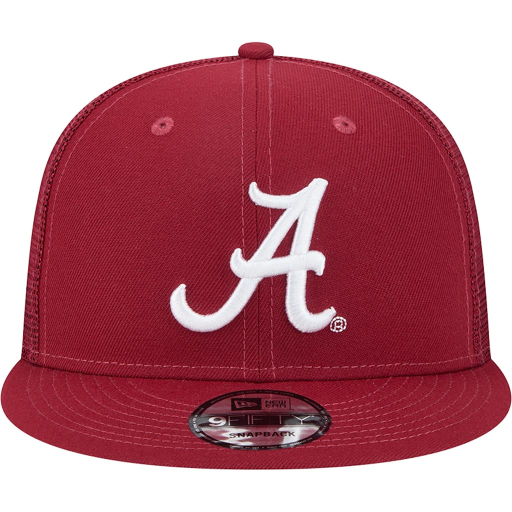 NCAA Alabama Crimson Tide New Era 9FIFTY Snapback Trucker Hat - Red