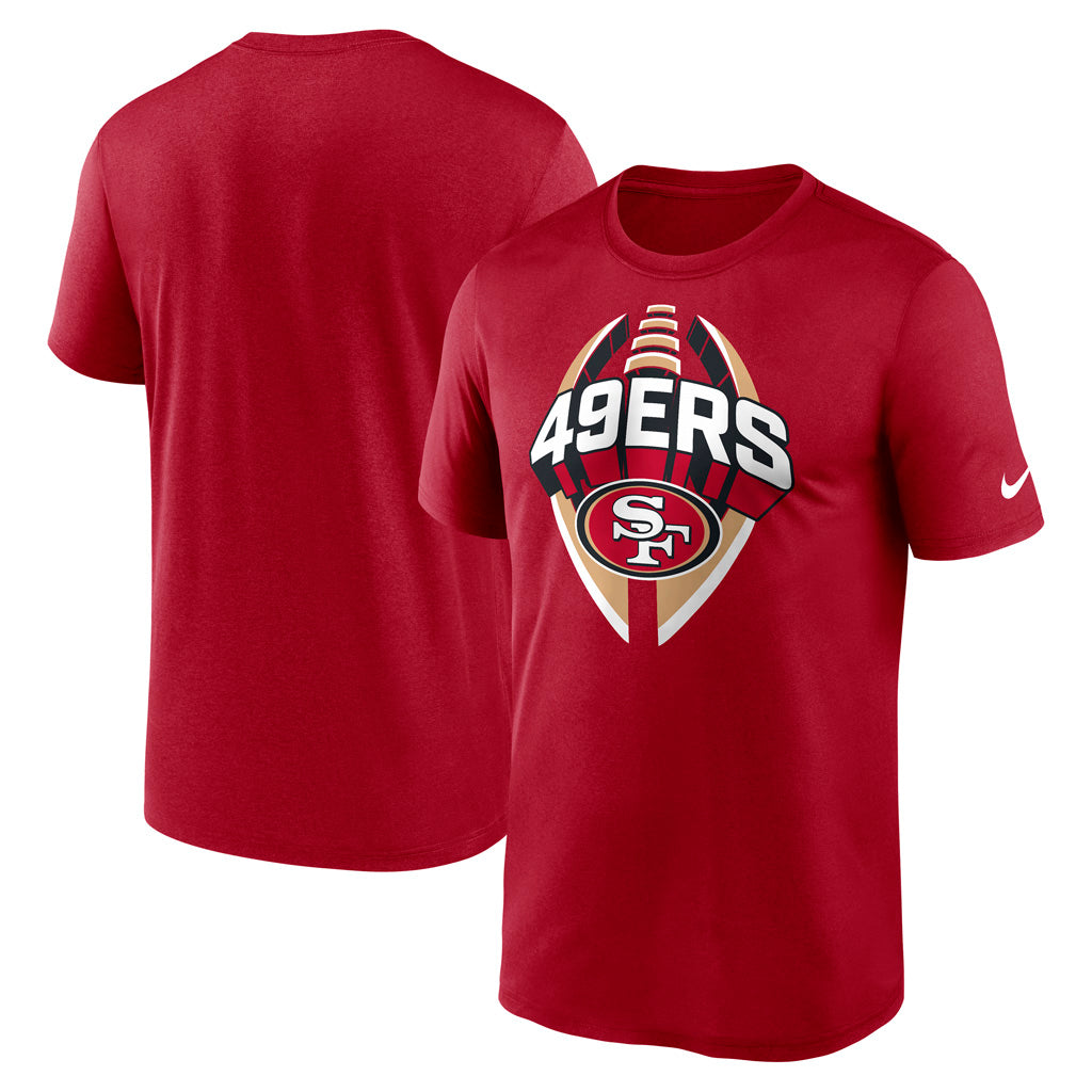 NFL San Francisco 49ers Nike 2025 Icon Legend T-Shirt - Red
