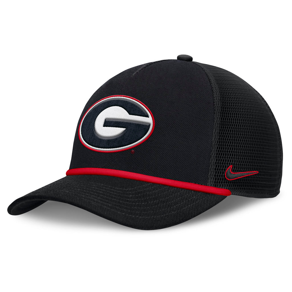 NCAA Georgia Bulldogs Nike Primary Logo Snapback Trucker Hat - Black