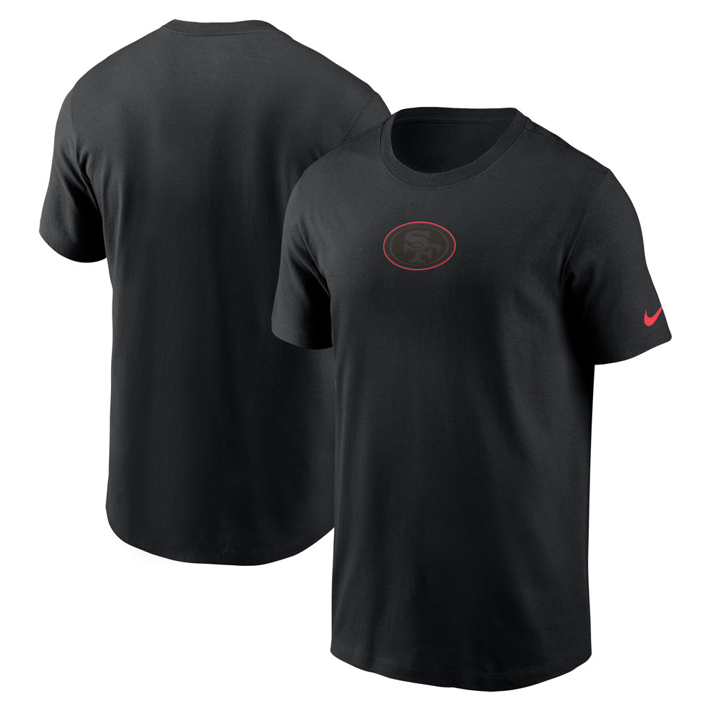 NFL San Francisco 49ers Nike Color Pop T-Shirt - Black