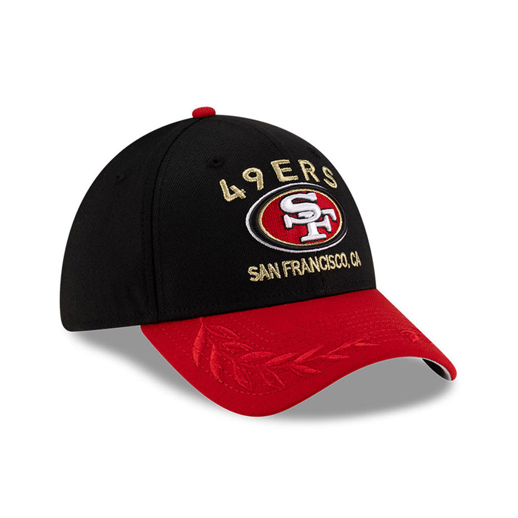 NFL San Francisco 49ers New Era 2025 Draft 39THIRTY Flex Fit Hat - Black