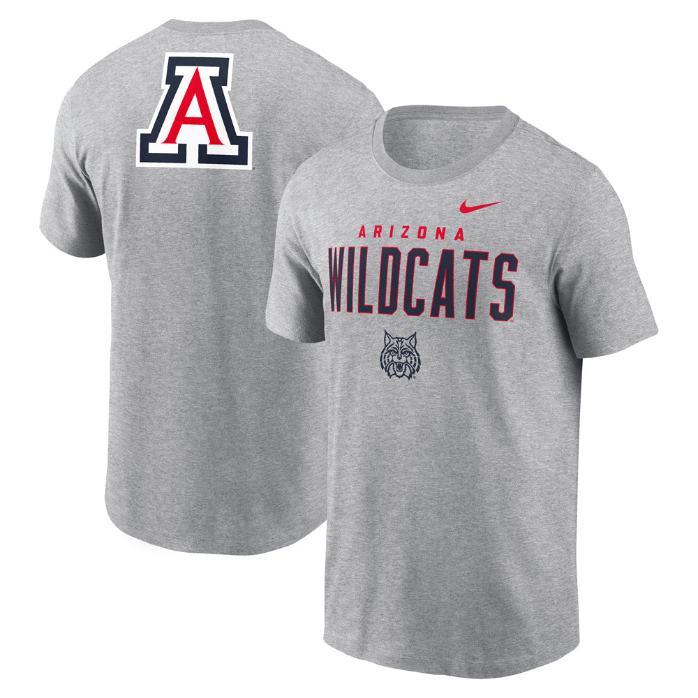 NCAA Arizona Wildcats Nike 2-Hit Wildcats T-Shirt - Gray