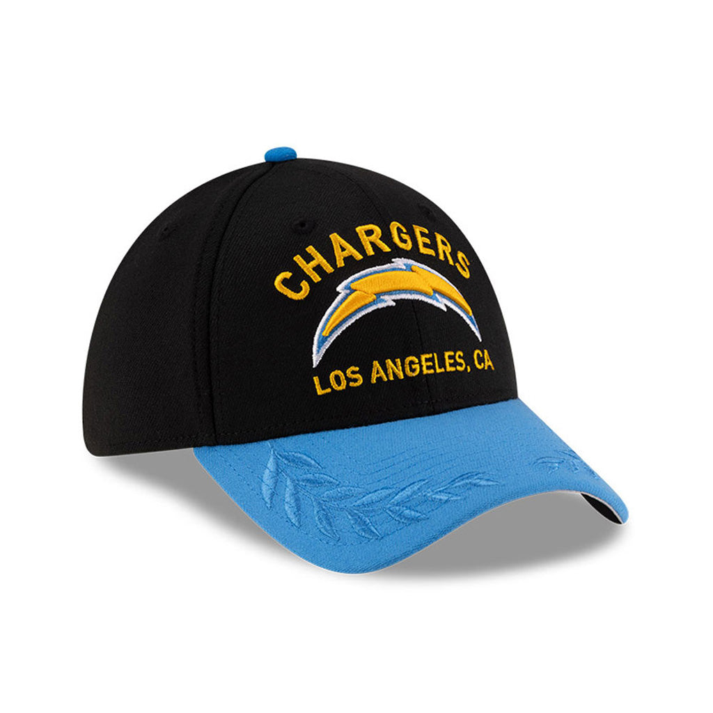 NFL Los Angeles Chargers New Era 2025 Draft 39THIRTY Flex Fit Hat - Black