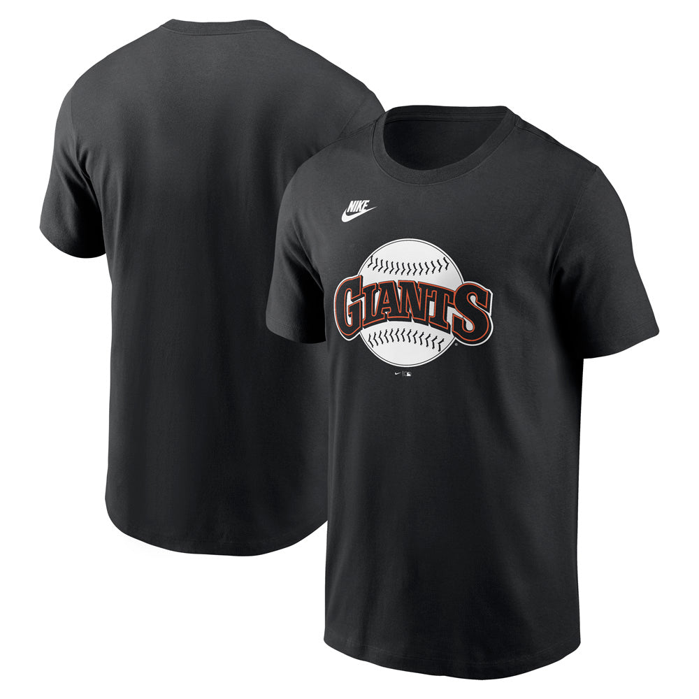MLB San Francisco Giants Nike Cooperstown Team Logo T-Shirt - Black